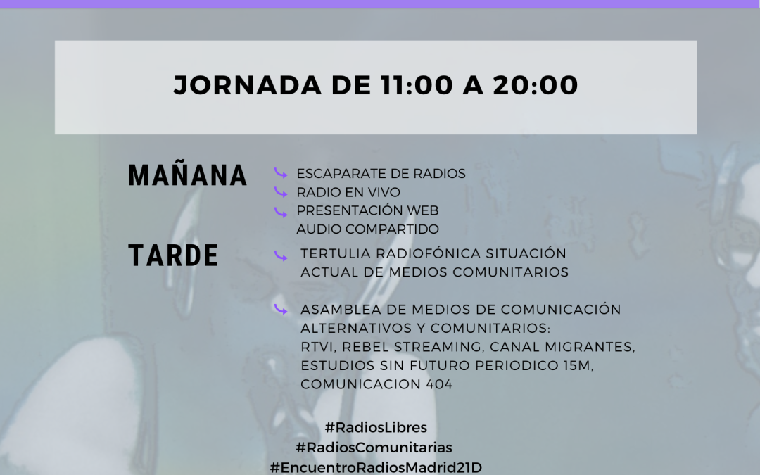 II Encuentro Radios Libres y Comunitarias de Madrid