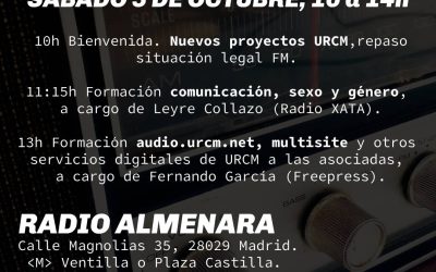 5 de octubre, jornada de inicio de curso de la URCM