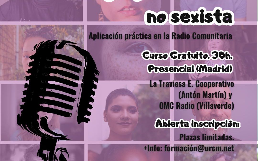 Inscripción curso «Lenguaje inclusivo y no sexista. Aplicación práctica en la radio comunitaria»