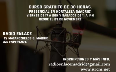 Inscripción Curso «Iniciación a la radio comunitaria» 2024 en Radio Enlace