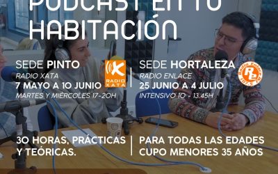 Curso gratuito «Más allá del podcast en tu habitación» 2025. FINALIZADO.