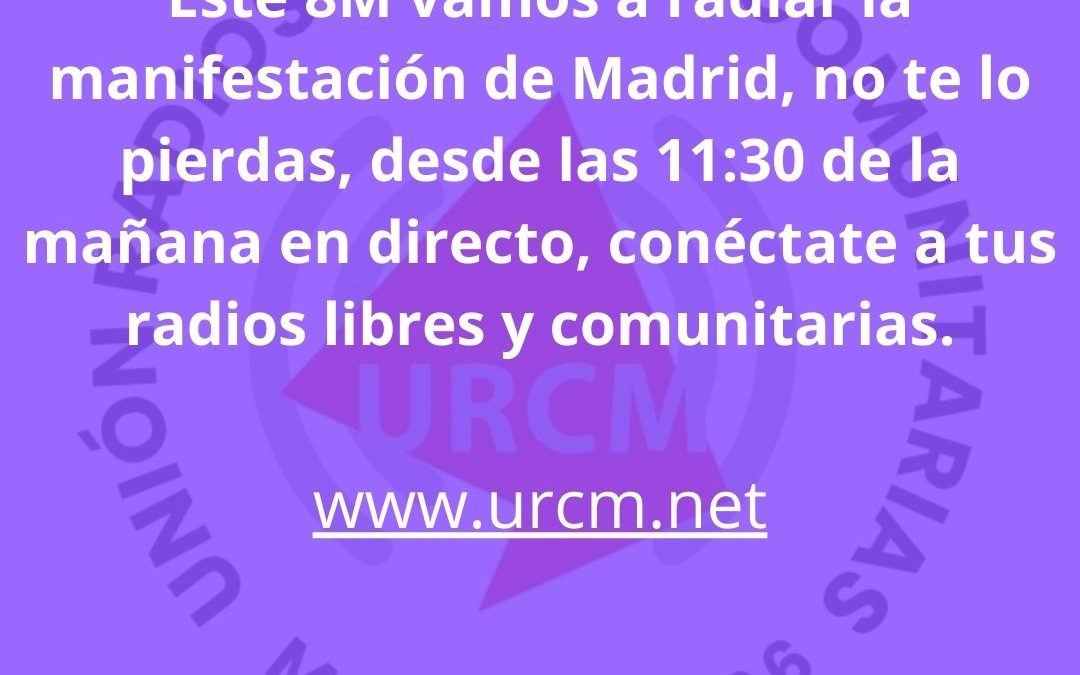 Especial 8M, día de la mujer, en directo